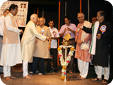 Releasing the Book Kamaladevi CHattopadhya by Smt. Sadhana Kamat